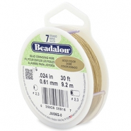 Beadalon stringing wire 7 strand 0.61mm Dor&eacute;