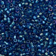 Perles Miyuki delicas 11/0 Emerald lined cobalt AB DB-1763