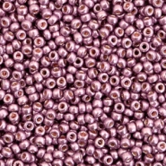 Perles de rocailles Miyuki 11/0 Duracoat galvanized eggplant purple 11-4220