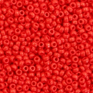 Perles de rocailles Miyuki 11/0 Opaque red 11-408