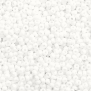 Perles de rocailles Miyuki 11/0 Opaque white 11-402