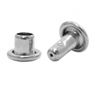 Appr&ecirc;ts en m&eacute;tal DQ Rivets argent&eacute; antique