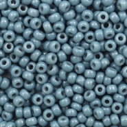 Perles de rocailles Miyuki 8/0 Duracoat opaque bayberry blue 8-4482