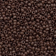 Perles de rocailles Miyuki 11/0 Opaque chocolate brown 11-409