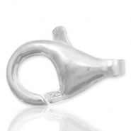 Argent 925 appr&ecirc;ts fermoir mousqueton 8mm Argent