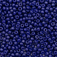 Perles de rocailles Miyuki 11/0 Duracoat opaque dyed dark navy blue 11-4494