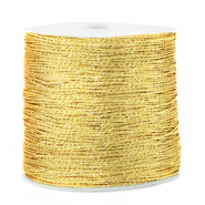 Fil macramé métallique 0.5mm Doré soie de maïs