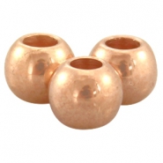 Perles en métal DQ doré rosé Perles en métal DQ doré rosé
