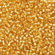 Perles de rocailles Miyuki 11/0 Silverlined gold 11-3