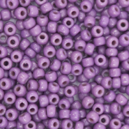Perles de rocailles Miyuki 8/0 Duracoat opaque dark orchid purple 8-4489