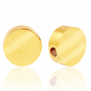 Perles en acier Inox rond 8mm Doré