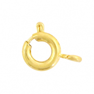 Apprêts en acier inox fermoir bouée 5mm Doré