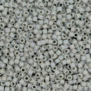 Perles Miyuki délicas 11/0 Opaque matte AB gray DB-882