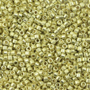 Perles Miyuki délicas 11/0 Duracoat galvanized pale soft gold DB-2502