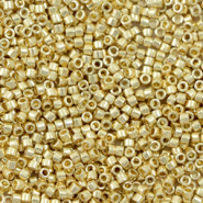 Perles Miyuki délicas 11/0 Duracoat galvanized pale gold DB-2501