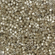 Perles Miyuki délicas 11/0 Silk satin variegated taupe DB-671