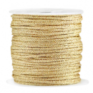 Fil macram&eacute; tress&eacute; 2mm Dor&eacute;
