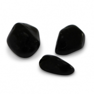 Pierres naturelles perles Obsidienne Noir