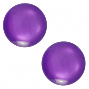 Cabochon classique 12mm Polaris Elements Lucido Violet raisin