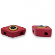 Perles tile losange Rose palissandre