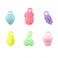 Perles aspect acrylique fruit Multicolore pastel