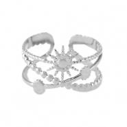 Bagues en acier Inox Argent&eacute;