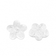 Perles acryliques fleur Transparent