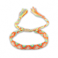Bracelets tendance Orange-bleu clair