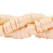 Perles Katsuki Heishi 4mm Rose p&ecirc;che-pearl shine coating