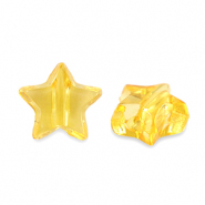 Perles acryliques &eacute;toile Transparent jaune spectra