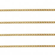 Appr&ecirc;ts en acier Inox cha&icirc;ne maille jaseron gourmette D&oacute;re