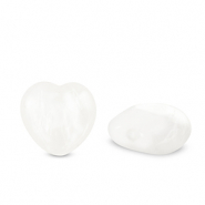 Pierres naturelles Quartz Laiteux coeur Cristal blanc