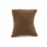 Présentoir bijoux coussin velours doux Marron foncé
