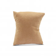 Présentoir bijoux coussin velours doux Marron camel