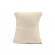 Présentoir bijoux coussin velours doux Blanc cassé