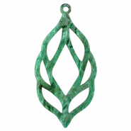 Pendentifs en r&eacute;sine Multicolore vert