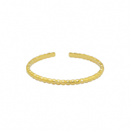 Bagues en acier Inox Dor&eacute;