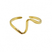 Bagues en acier Inox Dor&eacute;