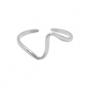 Bagues en acier Inox Argent&eacute;