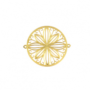 Breloques en acier Inox boh&egrave;mes connecteur 20mm Dor&eacute;