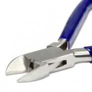 Beadsmith pince coupante avec ressort Bleu-argent&eacute;