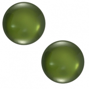 Cabochon classique 7mm Polaris Elements Lucido Vert mousse