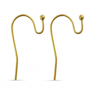 Boucles d'oreilles en acier inox Dor&eacute;