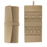 Trousse à bijoux de voyage grand Taupe