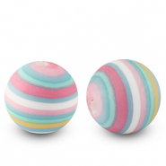 Perles en silicone 15mm Multicolore