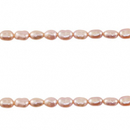 BQ Perles d&rsquo;eau douce "grain de riz" Rose coquillage
