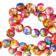 Perles en céramique 6mm Multicolore