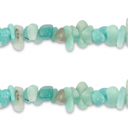 Perles chipstone Amazonite Vert menthe