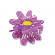 Accessoires pour cheveux pince &agrave; cheveux fleur Violet