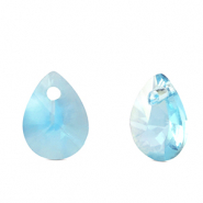 Pendentifs en verre Crystal glass goutte Aqua